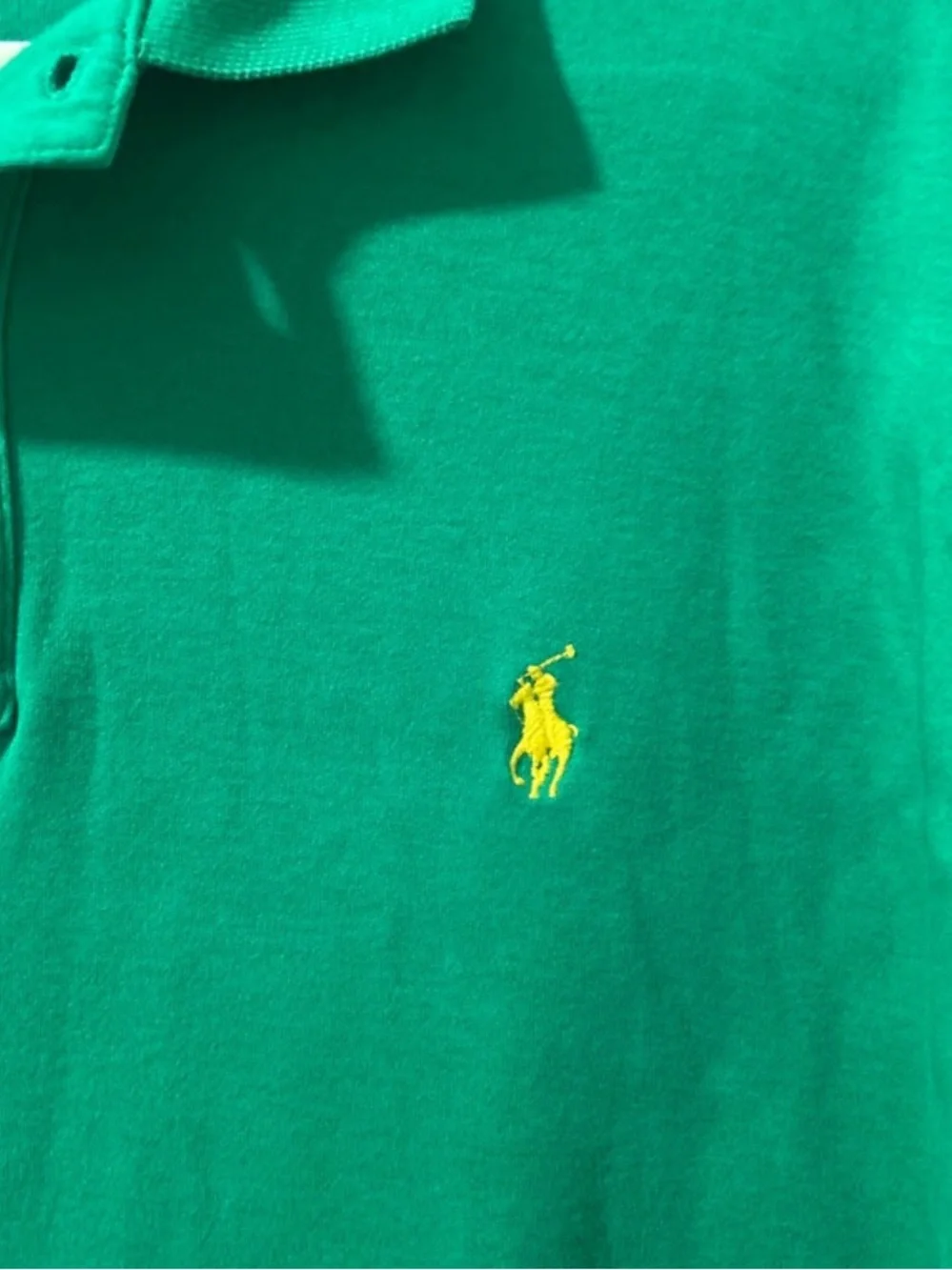 Polo by Ralph Lauren Bright Green Polo with Yellow Pony